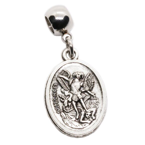 St Michael Charm - Guardian Angel St Michael Pendant - Picture 1 of 7